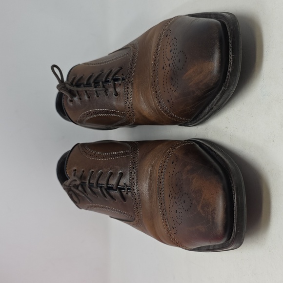To Boot New York Classic Brown Leather Oxfords Mens Size 12 display picture 1